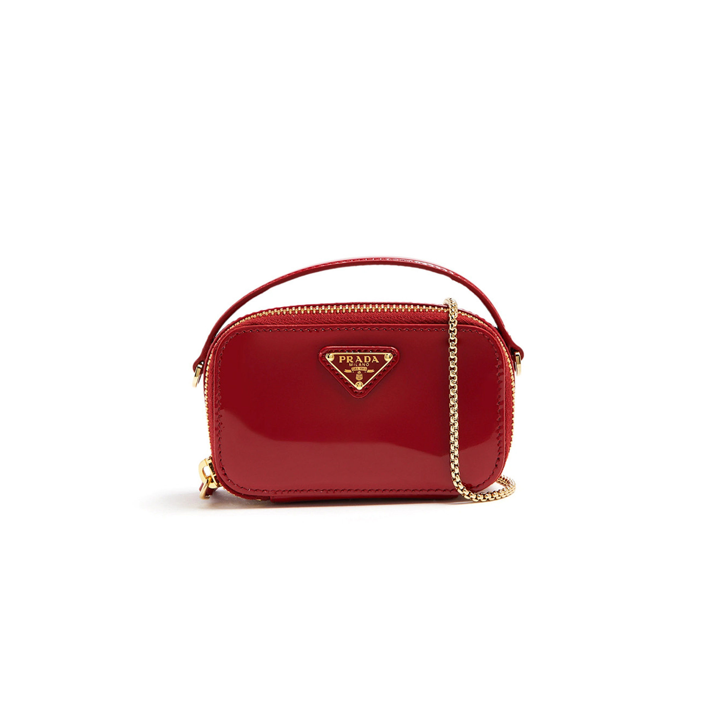 Pra*a saffiano mini-pouch 1nr025 (11*6.5*2.5cm)